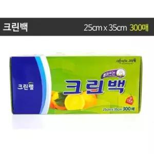 지퍼백 크린백 중 25cmX35cmX300매/크린랩/롤백/지퍼백