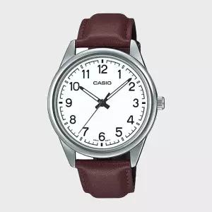 CASIO 카시오 MTP-V005L-7B4 남성시계 심플 가죽 손목시계