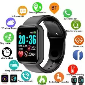 스마트 워치 여성 남성 음악 제어 블루투스 칼로리 피트니스 모니터 Smartwatch 러닝 트래커 스포츠 팔찌