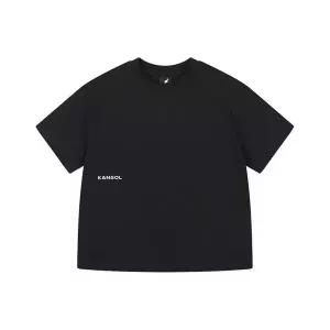 갤러리아 레터링 오버핏 숏 슬리브 티셔츠 SB 0050 블랙_ASBCRT00500BK