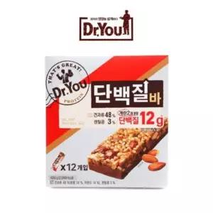 고단백 간식 에너지바 50그램 12팩 포장 영양간식