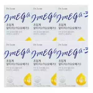 닥터린 rTG 오메가3 초임계 다터린 송준기 손중기 광고 선전 홈쇼핑 눈 6박스 약6개월분