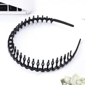 심플한 클래식 머리띠 남녀공용 블랙머리띠 플라스틱머리띠 여자머리띠 세안밴드 간단한머리띠 기본머리띠