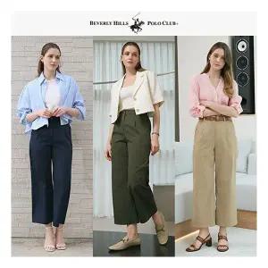 [비버리힐스클럽]여성 소로나 핀턱 팬츠 2종