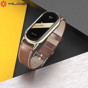 샤오미 스마트 밴드 8 9 10 NFC 버전 가죽 스트랩, 팔찌 교체 시계