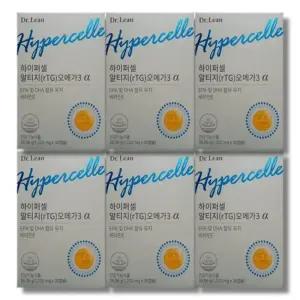 [보리담다] 닥터린 하이퍼셀 알티지 오메가3 알파 1202mg x 30캡슐 6박스