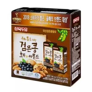 삼육두유 삼육 검은콩 호두아몬드두유 190mlx64입