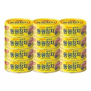 [동원]참치 라이트스탠다드 85g 12캔/고추/콘참치[36095711]