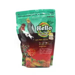 Hello 내츄럴펠렛 프리미엄 앵무새사료 900g