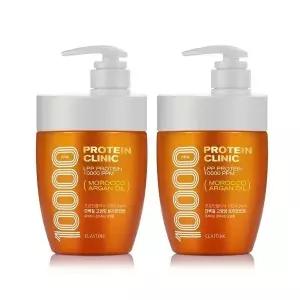 엘라스틴 프로틴클리닉 고영양 손상케어 트리트먼트 700ml 2개 - 911629