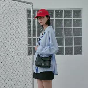 랩 GLOSSY SHOULDER HOBO BAG AS7AB221