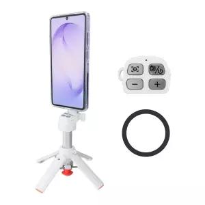 마크제트 미니 초경량 맥세이프 원터치 셔터그립 블루투스 셀카봉 삼각대