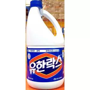 락스 ( 레굴러 2L)X6소독제 대용량 악취제거제 다용도 독세제 다목적 표백제 액체
