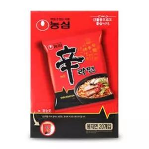 농심 신라면 선물용 120gx20봉지x2박스 맛있는 야식 간편요리 간단 자취생