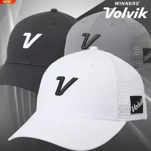 26 볼빅 VBFB V 로고 자수 타공 볼캡 모자 화이트