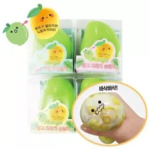 [제이큐]색이 변하는 망고 크런치 슬랑이 말랑이 장난감 (1개)