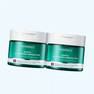 센텔리안24 마데카 더블 타이트닝 앰플 패드 165ml (60매) 2개 탄력 흡수 모공 리프팅 TECA 물광피부 냉각