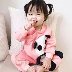 (다올)팬더 아동 우주복 204072 신생아 아기 유아 바디슈트
