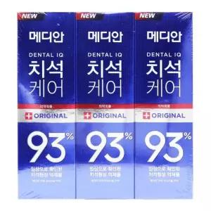 치약 오리지날 메디안 구강관리 기획 치석케어 구강청결 치아건강 120gx3
