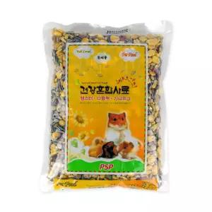 햄스터 건강혼합사료 600g 다람쥐 기니피그먹이 간식 햄스터키우기