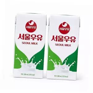서울우유 멸균우유, 200ml, 24입