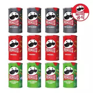 프링글스 프링글스 미니 베스트 팩 53g 12개 (오리지널x4 양파맛x4 매운맛x4)
