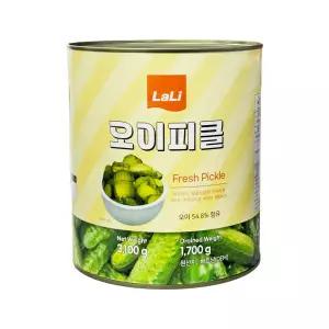 라리 오이피클 슬라이스 3.1kg /물결무늬
