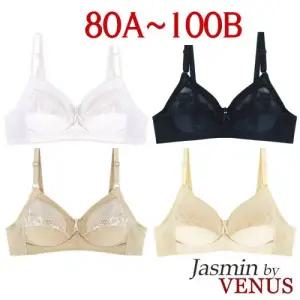 [자스민by비너스]편안한 매쉬망 노와이어 마담브라1종(JBR2028A)80A~100B