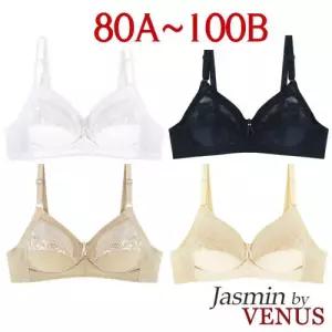 [자스민by비너스]편안한 매쉬망 노와이어 마담브라4종(VS4A)80A~100B