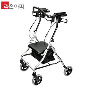 라온아띠 성인용 보행기 KCS-501N 실버카 노인용/할머니 보행보조기 유모차