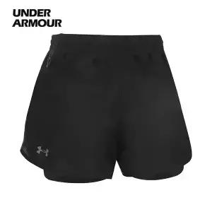 언더아머 UA 플라이바이 투인원 여성 트레이닝 러닝 반바지 1382440-001