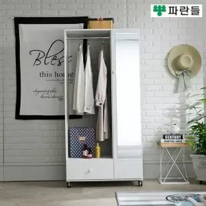 가구 800 전신거울 고정 이동식행거 이동식 옷장
