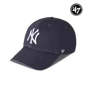 47브랜드 뉴욕 양키스 NY 빅로고 MLB 엠엘비 볼캡 야구 모자 빈티지 네이비 B-RGW17GWS-VN