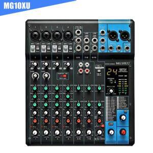 야마하용 오리지널 DJ 믹서 콘솔 MG16XU 16 채널 오디오 USB 및 효과 포함 입력 스테레오 아날로그 믹싱
