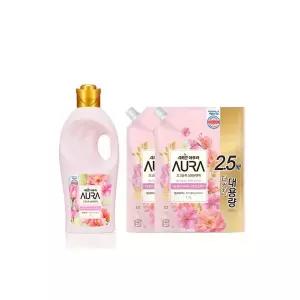 아우라 섬유유연제 윌유메리미 1L + 1.7L x 2개