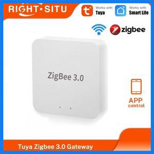 Tuya Zigbee 3.0 게이트웨이 허브 스마트 홈 무선 브리지 스마트 라이프 앱 원격 제어 자동화 장치는 Alexa