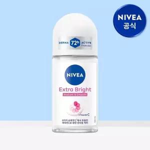 니베아 데오드란트 롤온 엑스트라 브라이트 50ml 1개