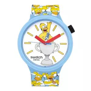 스와치 손목 시계 남성 젤리 THE SIMPSONS SB05Z100