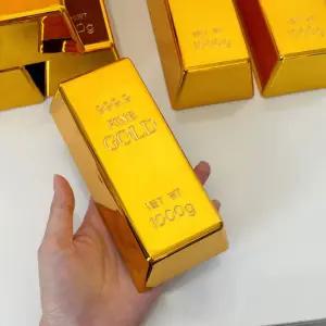 가짜 골드바 금괴 모형 인테리어 촬영 소품 전운 장식품 장난감 장식용 황바 금바 속장난감 황금 페이크 기