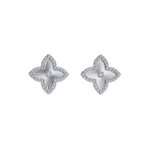 [아이스볼] Shine clover earring