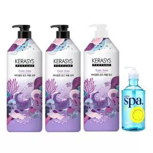 케라시스 퍼퓸 바이올렛 로즈 샴푸, 1L, 2개+린스, 1L, 1개+두피스파 샴푸, 500ml, 1개