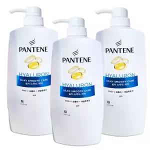 팬틴 실키 스무드케어 샴푸 750ml 3개