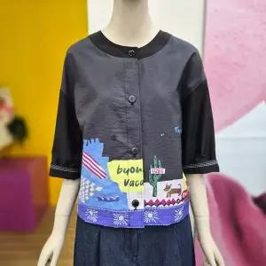[베네통] 피크닉 모티브 점퍼 BAJPA9631_DJ