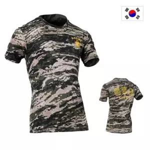[군헌터] 쿨론 ROKMC 해병대 디지털 반팔 군대 티셔츠 (11562806A)