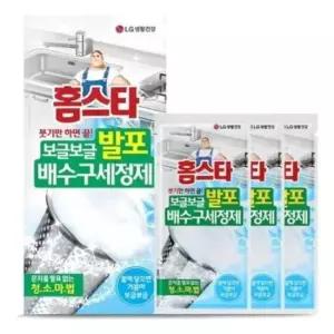 변기세정제 발포 배수구세정제 X 3개입 40g