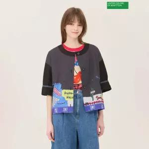 베네통 피크닉 모티브 점퍼 BAJPA9631