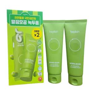 비플레인 녹두 약산성 클렌징폼 160ml+160ml 세트