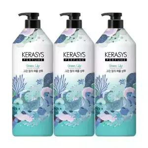 케라시스 그린릴리 퍼퓸 샴푸 1L 3개