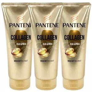 팬틴 콜라겐 극손상케어 트리트먼트 400ml 3개 무료배송