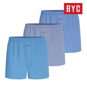 [BYC] 남성 순면 트렁크팬티 60수 사각박서 MCG1534 3매입